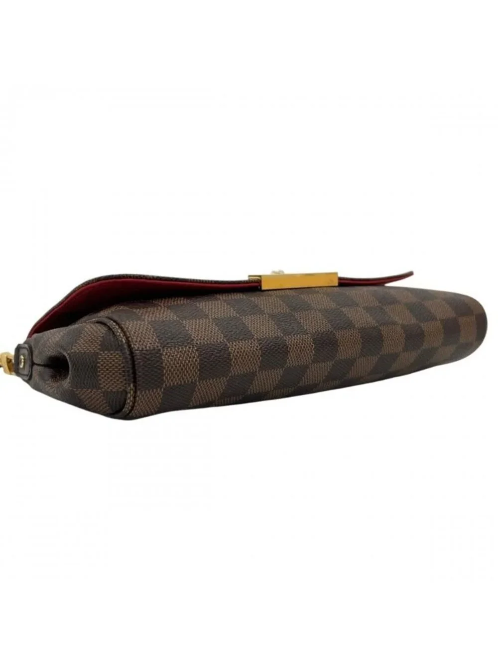 Louis Vuitton Shoulder Bag Damier Ebene Favorite MM Plaid Brown
